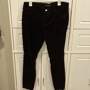 Women’s Ralph Lauren Velour Black Pants
